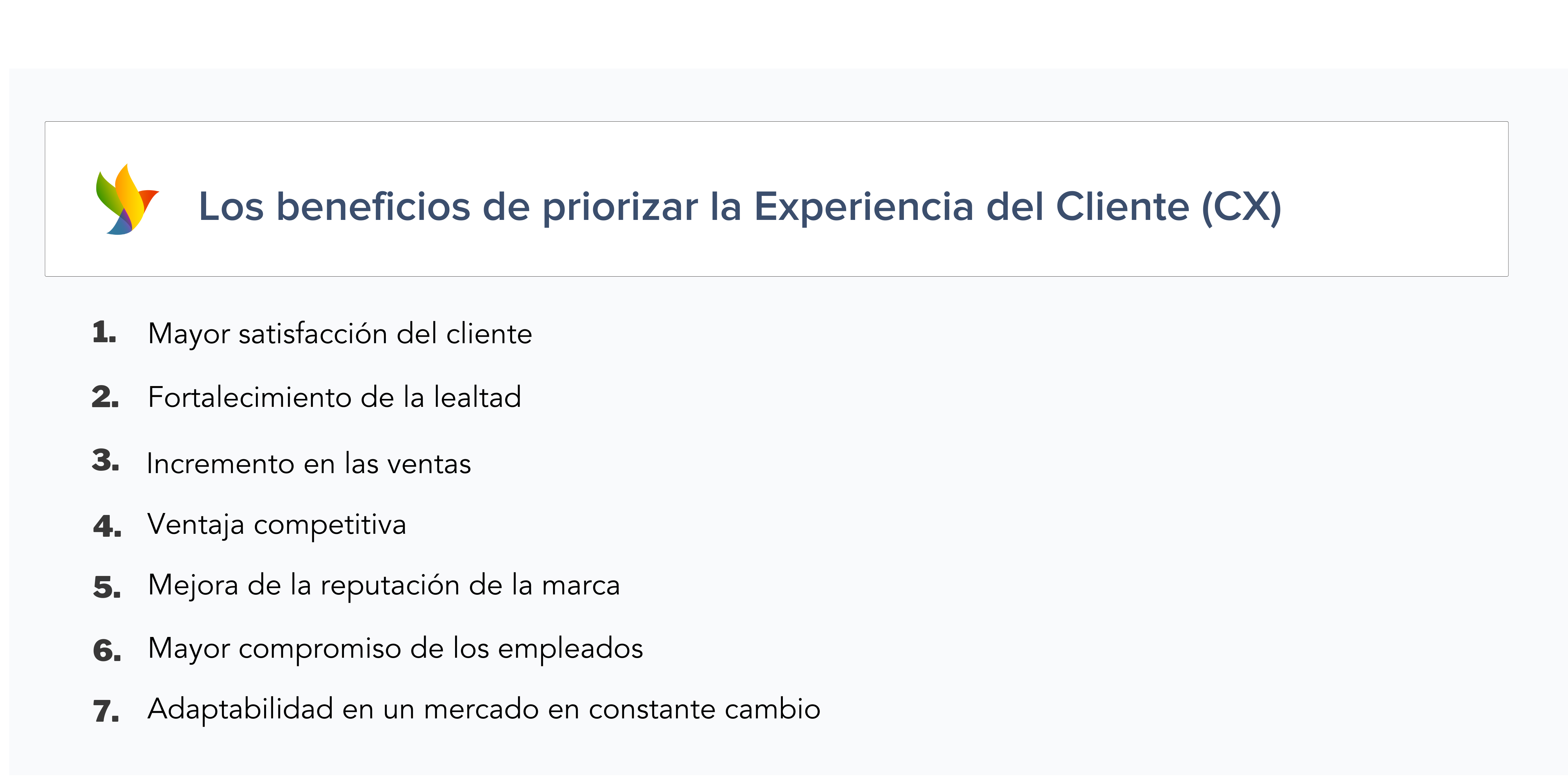 Beneficios de priorizar la experiencia del cliente (CX)