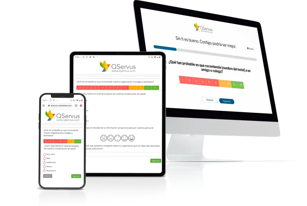 Medir las referencias de los clientes con las encuestas de QServus